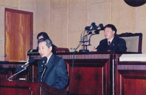 1998.8.27. 안심공영주차장 예산낭비에 대한 답변(손단일 도시국장) 첨부파일