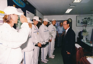 2001.7.25. 카누 선수단 내방 첨부파일