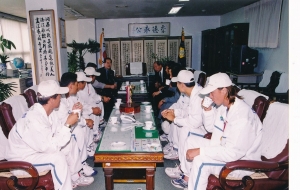 2001.9.27. 카누선수단 접견 첨부파일